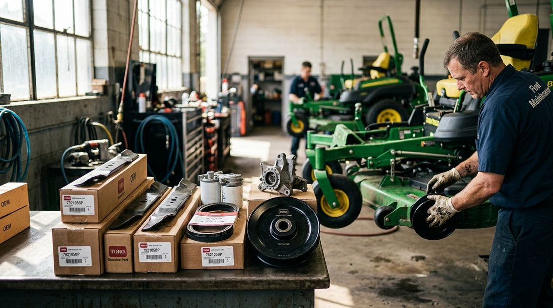 OEM replacement parts for commercial mower fleets