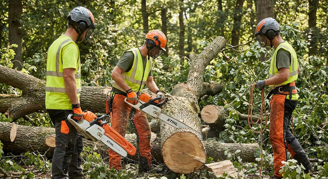 Stihl chainsaws for professional tree crews