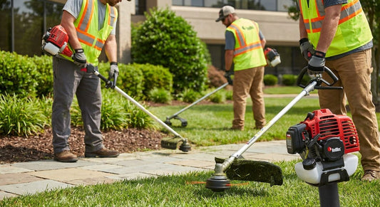 Redmax trimmers for landscaping crews