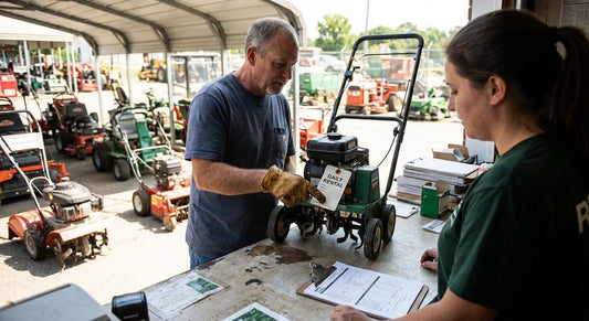 How to rent equipment for a single lawn care job
