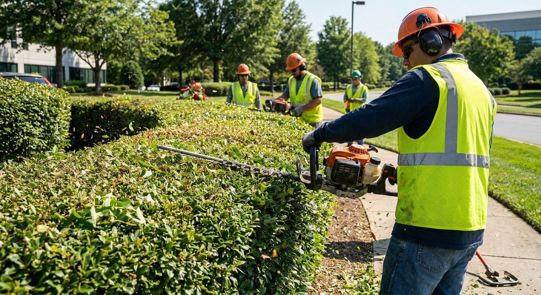 Hedge trimmers for commercial landscaping crews