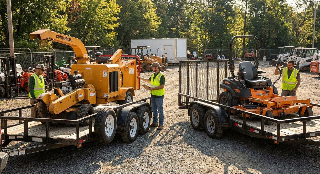 Outdoor power equipment rental for landscaping contractors