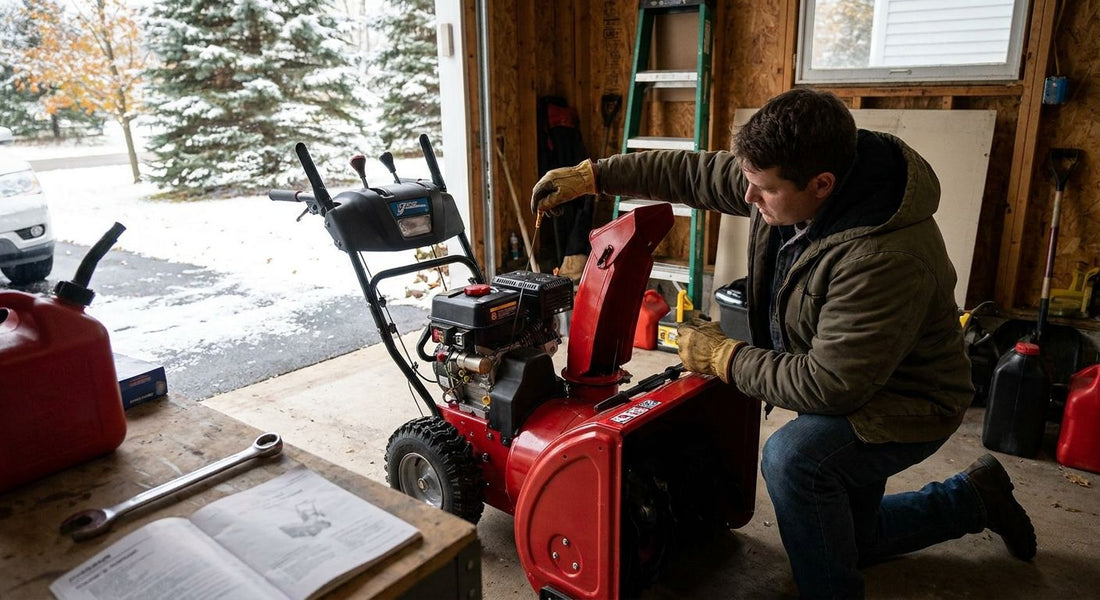 How to prep a snow blower before the first snowfall