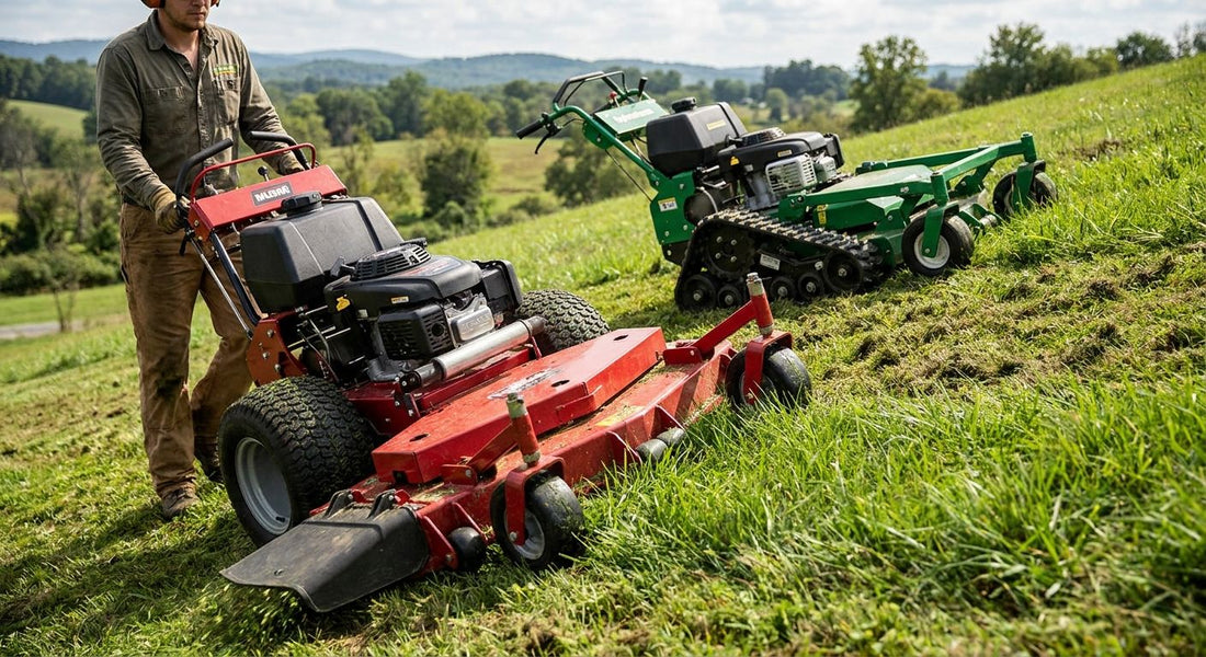 Best commercial walk-behind mowers for hills and slopes
