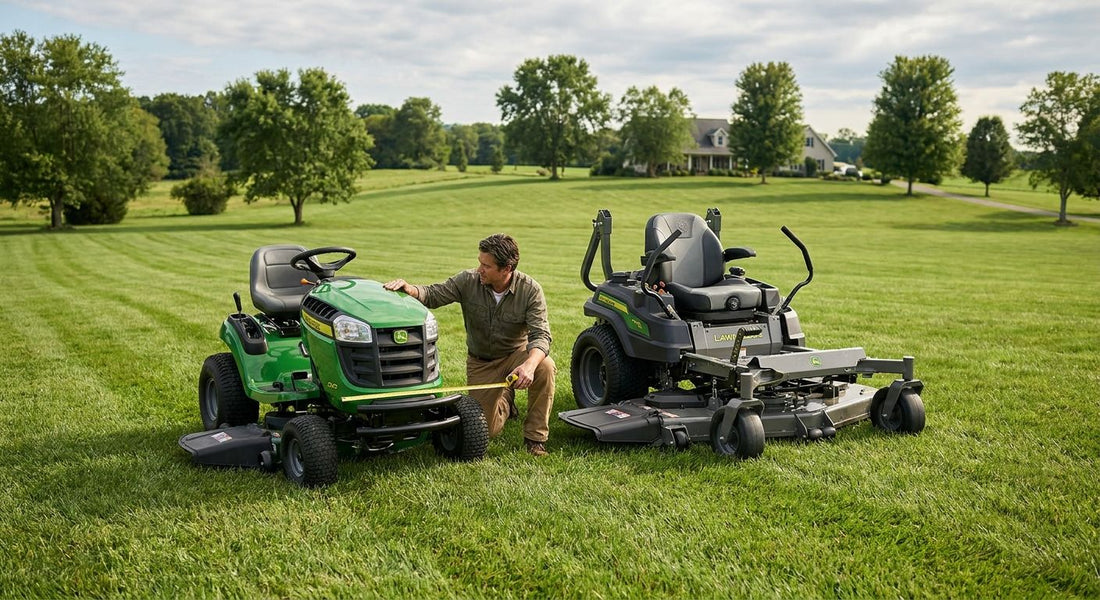 How to choose the right size mower deck for your property