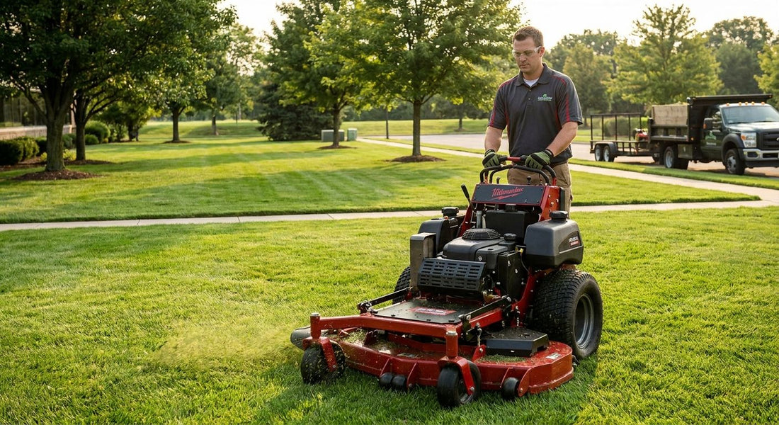Commercial walk-behind mowers for landscaping contractors
