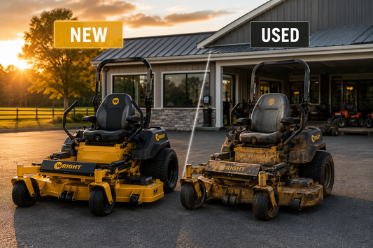 New vs. Used Outdoor Power Equipment: Which Is Right for You?
